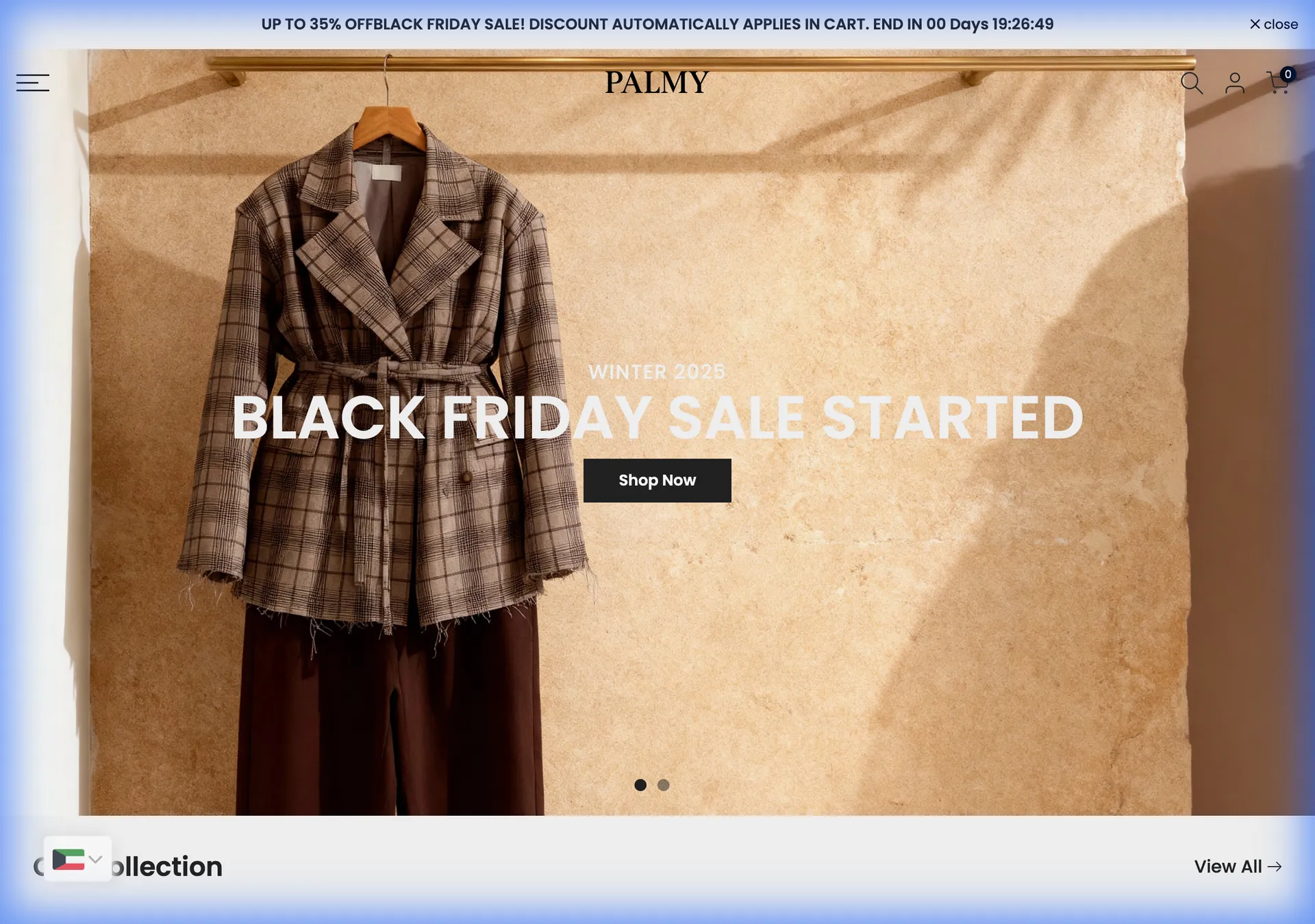 AI-generated marketing campaign visual produced for Palmy, a brand in Kuwait