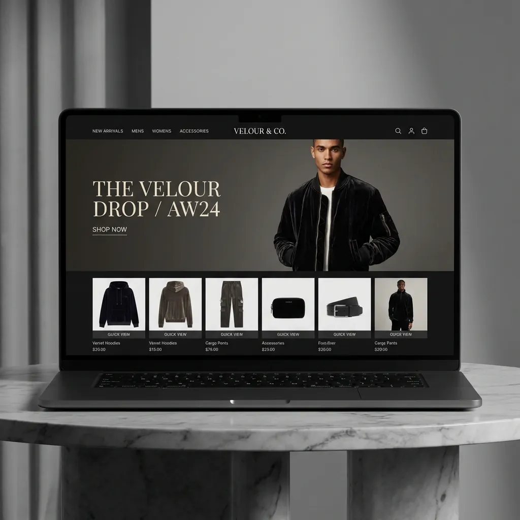 AI product photography sample created for a GCC fashion brand by THE UNKNOWN BRAND